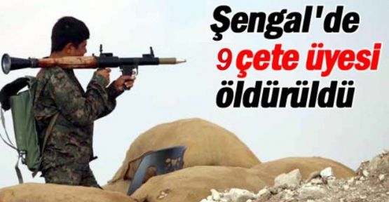 Şengal’de 9 çete üyesi öldürüldü