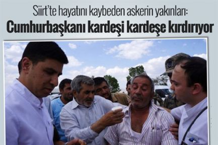 Siirt’te hayatını kaybeden asker yakınından Erdoğan’a tepki