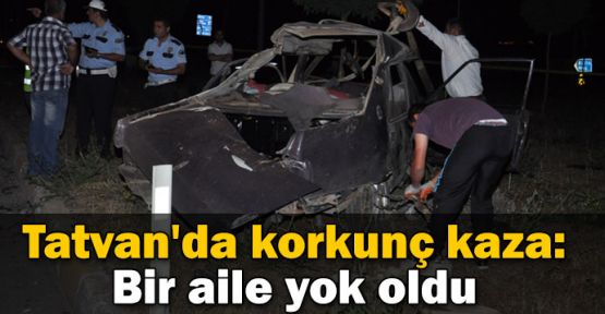 Tatvan'da korkunç kaza: 6 ölü