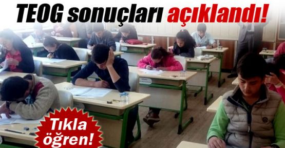 TEOG puanları açıklandı!