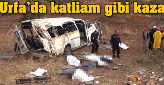 Urfa'da katliam gibi kaza: 6 Ölü