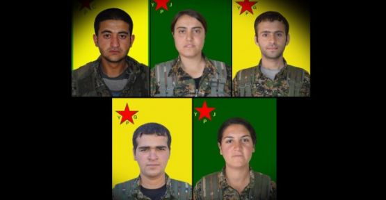 YPG 5 savaşçının kimliğini açıkladı