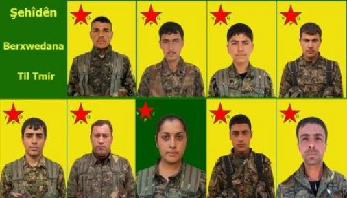 YPG 9 Savaşçının kimlik bilgilerini açıkladı