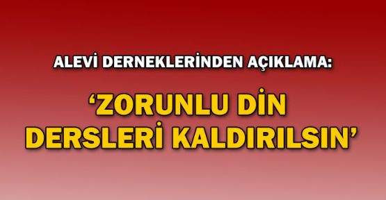 'Zorunlu din dersleri son bulsun'