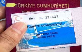 Yurt dışı çıkış harç pulu zammı yürürlüğe...