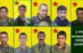 9 YPG savaşçısının kimliği açıklandı