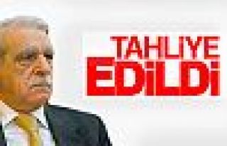 Ahmet Türk tahliye edildi