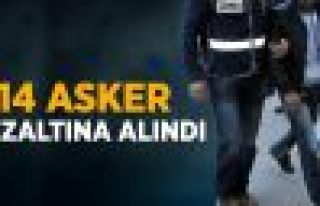 Ceylanpınar'da 14 Asker Gözaltına Alındı 