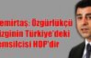 Demirtaş: Özgürlükçü çizginin Türkiye'deki...