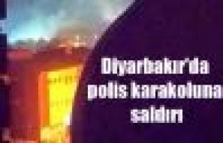 Diyarbakır'da polis karakoluna saldırı