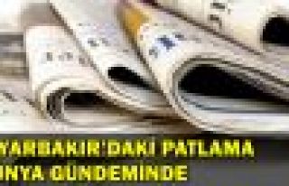 Diyarbakır'daki patlama dünya gündeminde