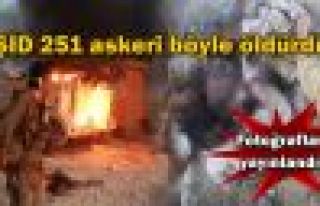 IŞİD 251 askeri böyle öldürdü!