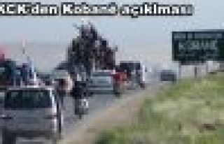 KCK'den Kobanê açıklması