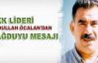 Öcalan'ın sağduyu mesajı