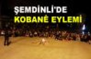 Şemdinli'de Kobani için eylem