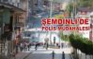 Şemdinli'de polis müdahalesi