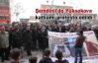 Şemdinli'de Yüksekova katliamı protesto edildi