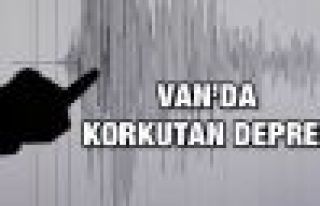 Van'da deprem!