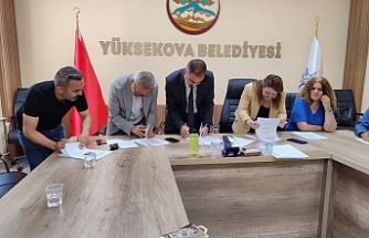 Yüksekova Belediyesi'nde bayram öncesi toplu iş sözleşmesi imzalandı